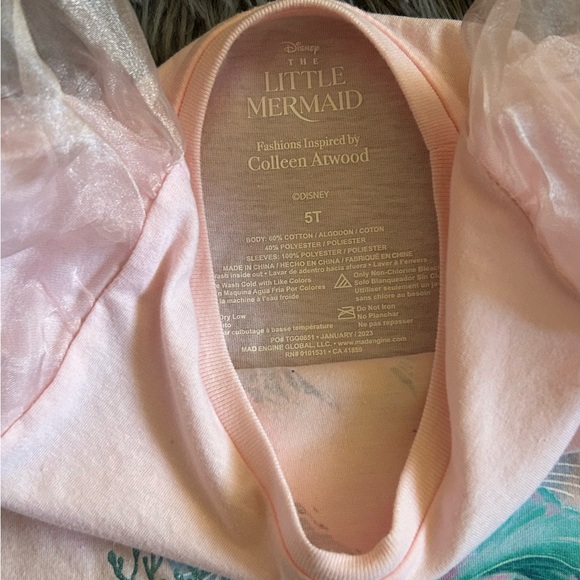 The Little Mermaid Toddler Outfit - Picture 5 of 8